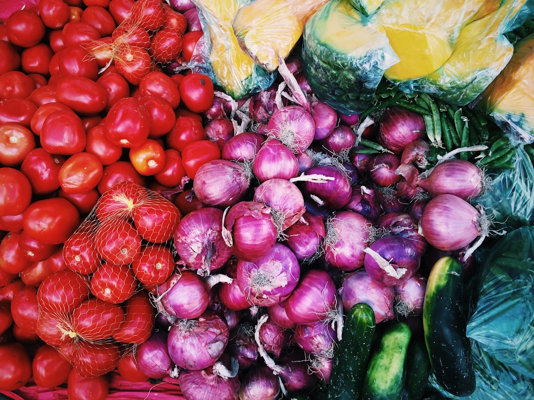Home cooking with fresh ingredients